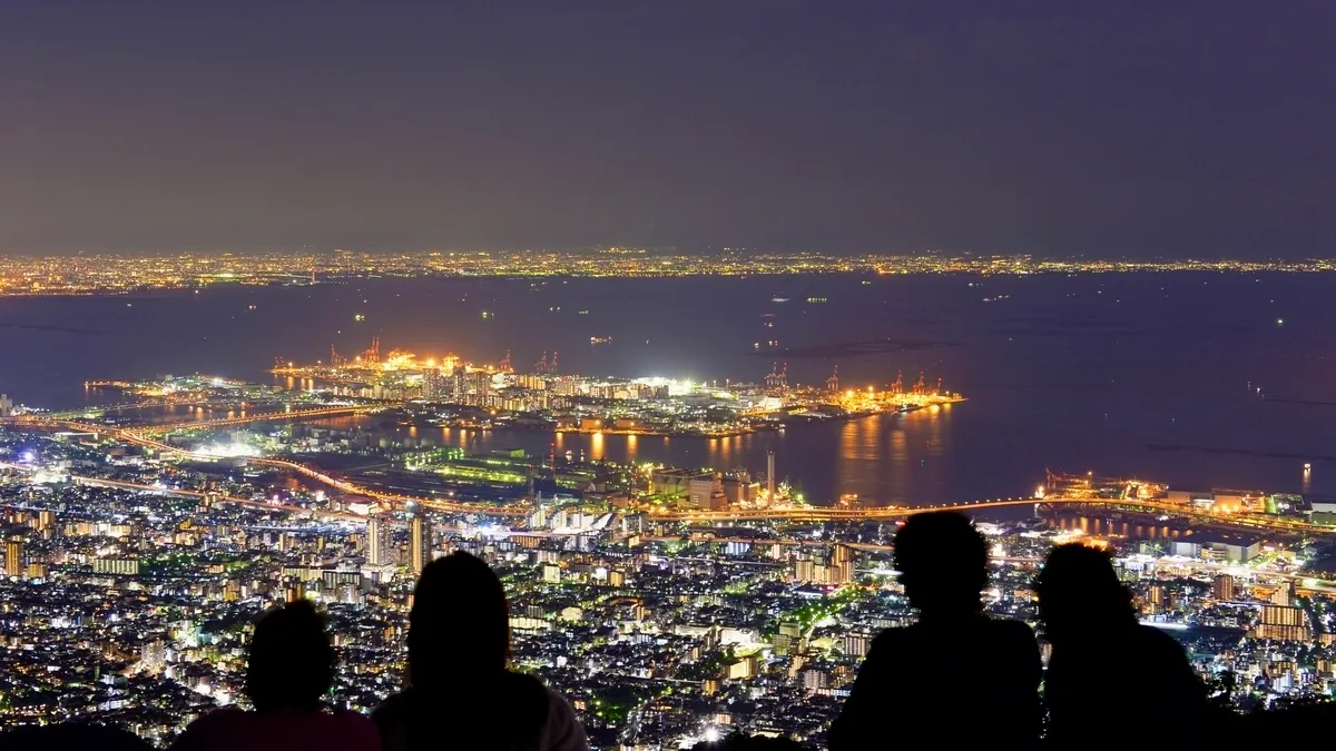 從掬星台觀賞的夜景