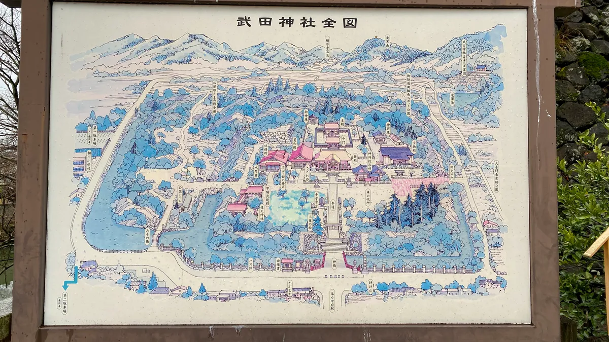 武田神社完整地圖