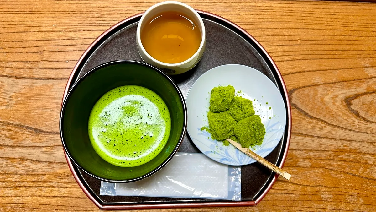 抹茶蕨餅抹茶套餐