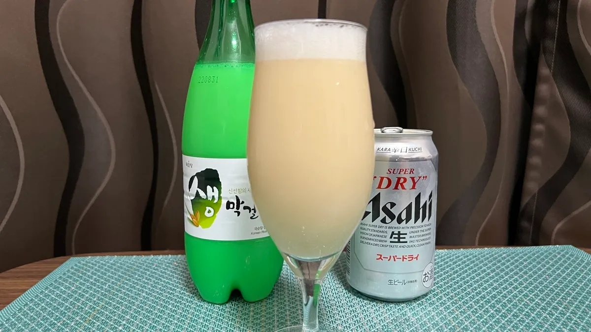 米酒+朝日超爽