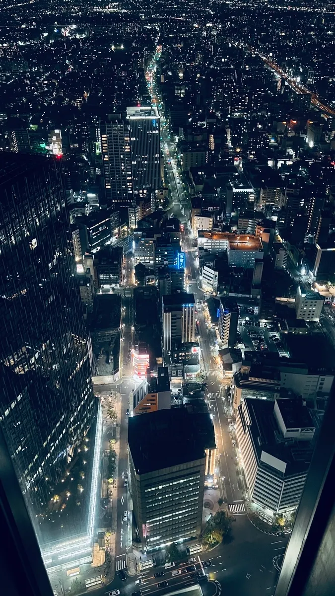 名古屋市區的夜景