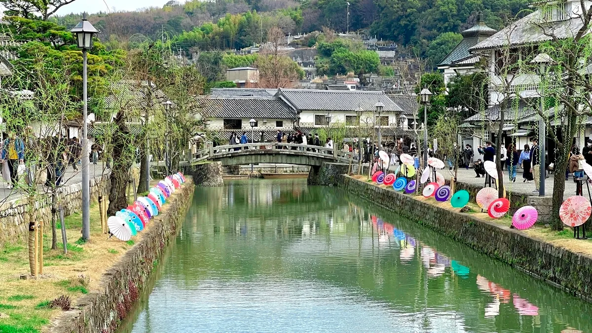 倉敷河沿岸街景