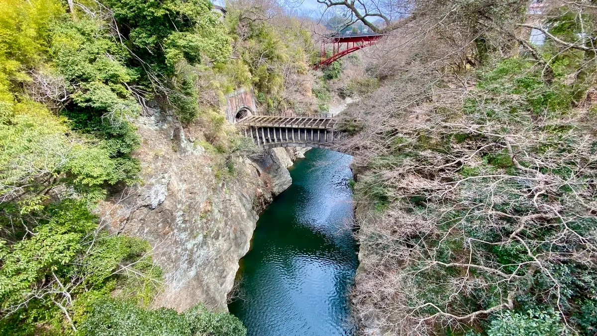 八澤發電站設施第一渡槽橋