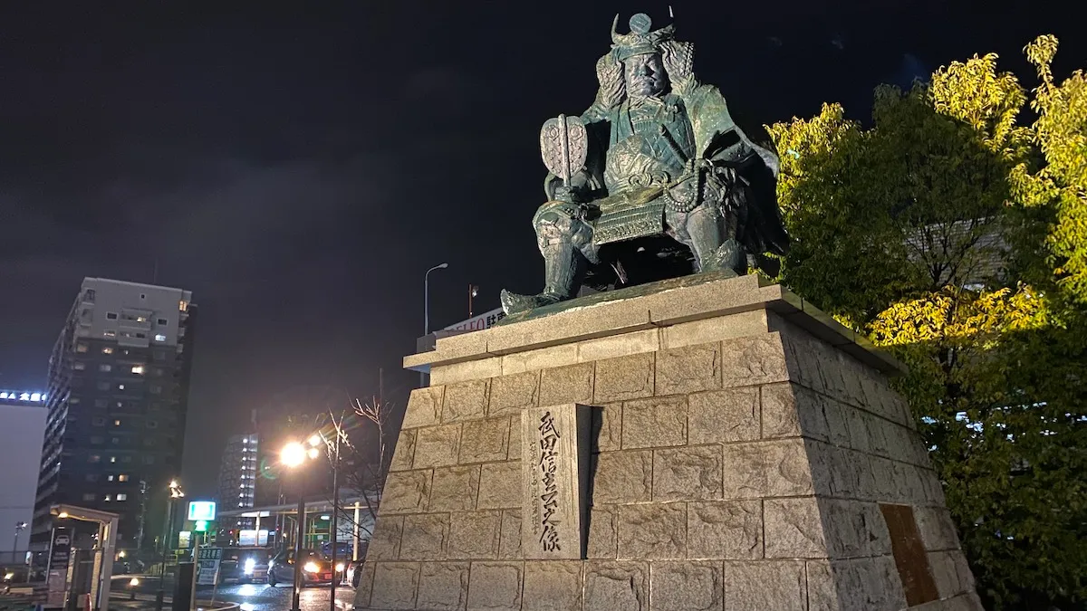 武田信玄雕像