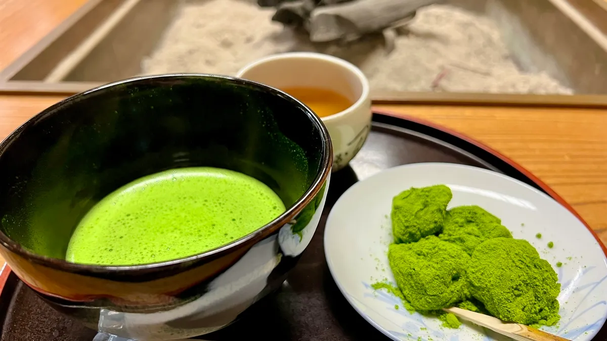 抹茶蕨餅抹茶套餐