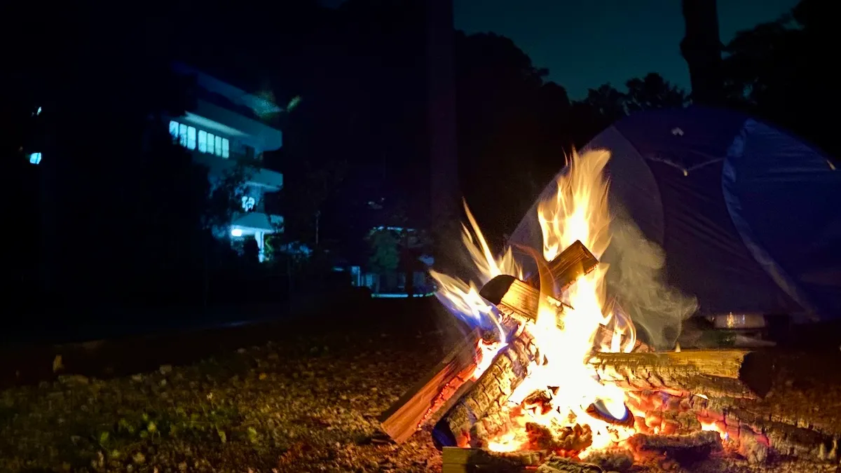 夜間露營地