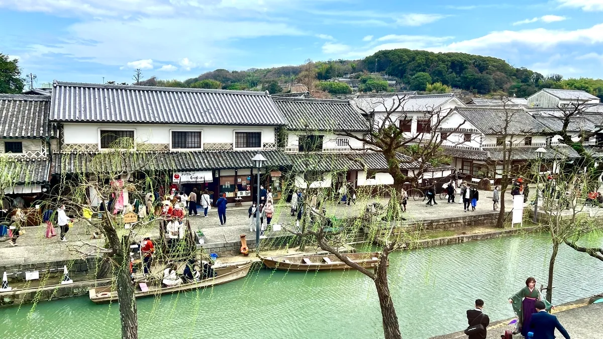 倉敷河沿岸街景