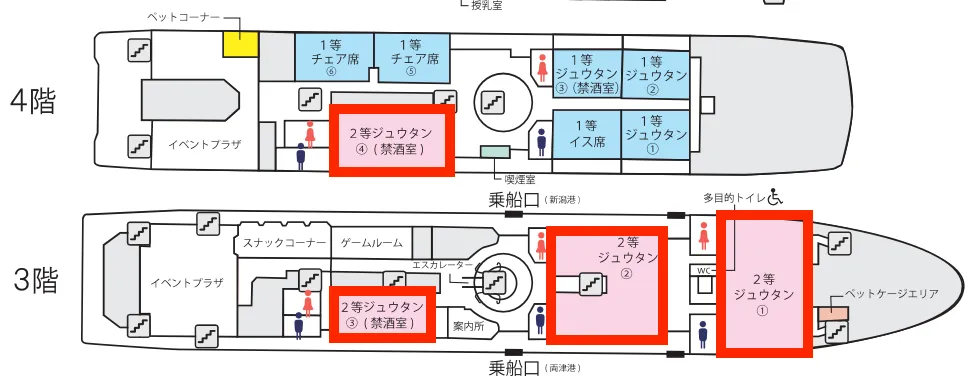 二等艙位置