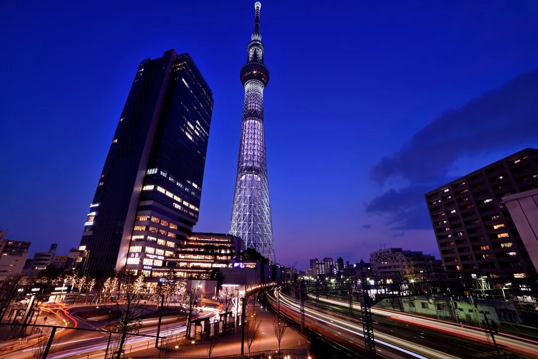 東京晴空塔燈光秀