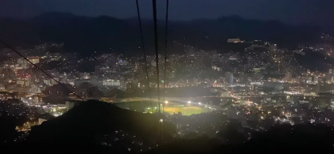 Night View from the Ropeway