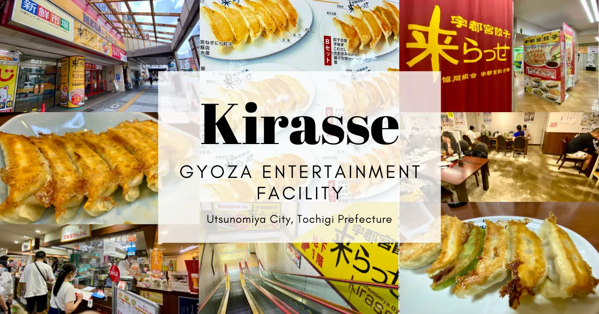 Kirasse：比較一下宇都宮餃子的味道。餃子娛樂設施